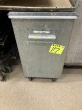 Rolling Ingredients container 23”tall x 27” L x 15w