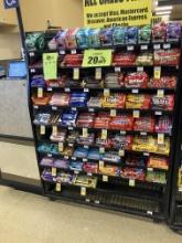 Rolling candy rack 4feet wide x 5‘2“ tall