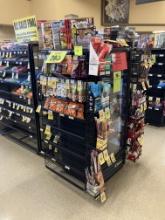 Two sided sidekick rack with top for 62 inch cooler at checkout