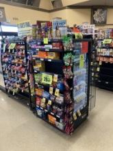 Two sided sidekick rack with top for 62 inch cooler at checkout