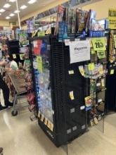 Two sided sidekick rack with top for 62 inch cooler at checkout