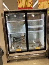 2 doors glass freezer , 1 section, sold per door