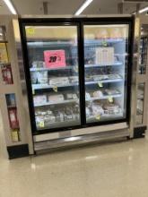 2 door freezer , glass doors , sold per door