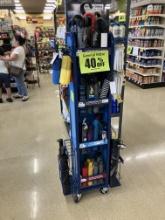 Rolling umbrella rack