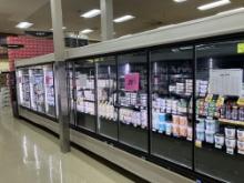24ft 11 door cooler, 6 doors one unit, 5 doors one unit