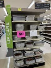 Endcap,36” base, 48”wide, 86” tall, freestanding, 2 shelves,4 level side st