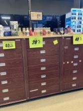 Wood grain locking cabinet 7 drawers 33” wide x 60”