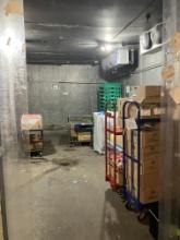 Walk in storage cooler , 24’ deep x 15’ wide x 9’ tall