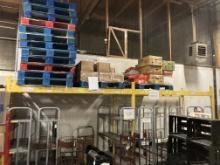 2 bays Pallet Racking 208” wide , 44” deep , 7’ tall, 4 beams 3 uprights .