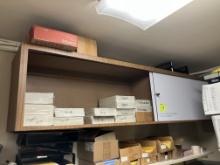Wall mounted storage case with sliding doors 8’ long