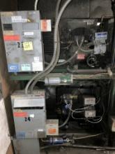 Compressor rack ,2 motors, compressor 2 fans abandoned, compressor 2 fans