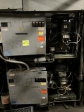 Compressor rack, 2 motors, compressor 2 fans, compressor 2 fans