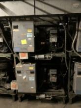 Compressor rack ,2 motors, compressor 2 fans, compressor 2 fans