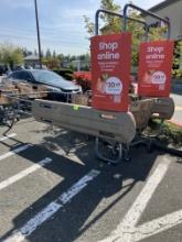 Metal cart corral