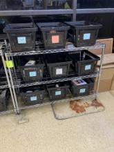 Steel storage rack 47”w x 35” h