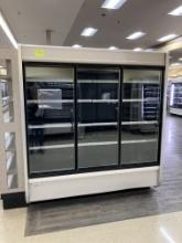 3 door cooler, 6’ wide