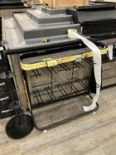 Produce side rack pegs, 36” x 34”