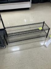 4 foot metal knee knocker display rack, 14” tall