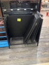 3ft x 3ft adjustable shelves , metal rack