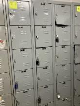Lockers 18 units in one piece