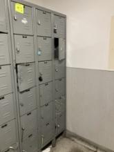 Lockers 18 units in one piece