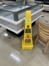 Caution floor stands