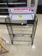 Metal rack 3 shelves, 24”w x 30” tall