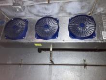 Evaporator , 3 fans for walk in cooler