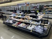 Deli cheese refrigerated 4 level display islander 12’ L x 6’ w