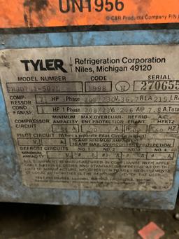 Compressor rack ,1motor, compressor 3 fans,