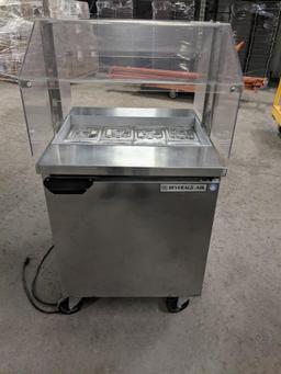 Condiment Station with Fridge