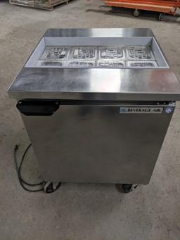 Condiment Station with Fridge