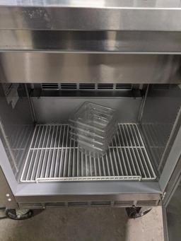 Condiment Station with Fridge