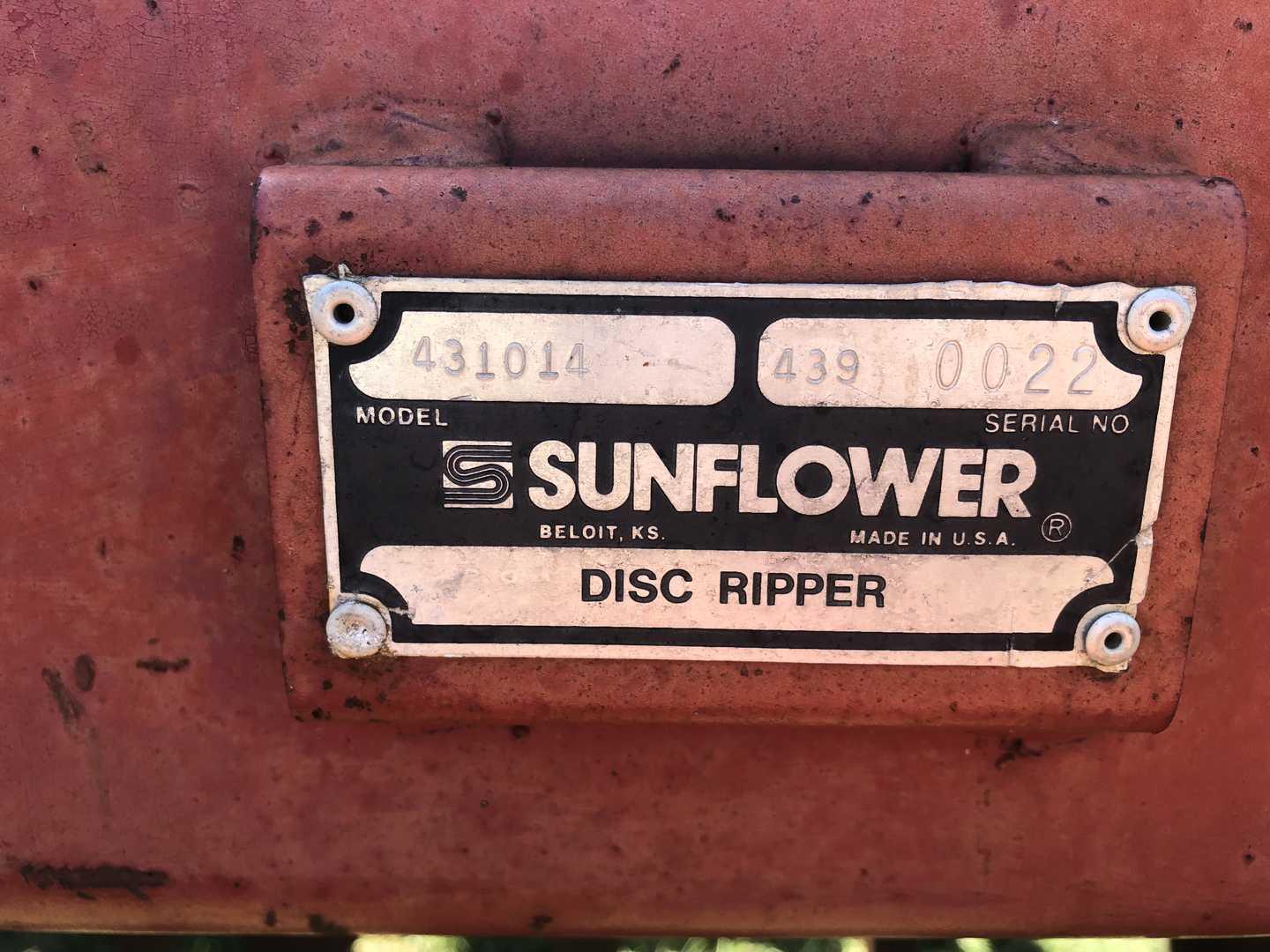 Sunflower 6 Shank Disk Ripper
