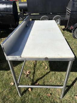 Butcher block table