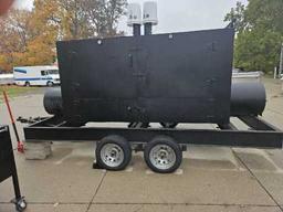 Giant Custom Smoker Trailer w/ Hitch