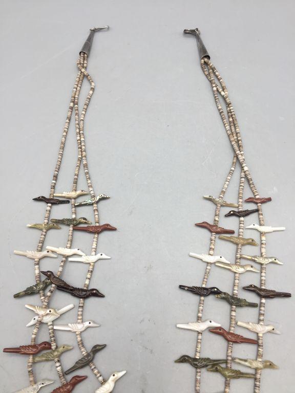 David Tsikewa Zuni Fetish Necklace