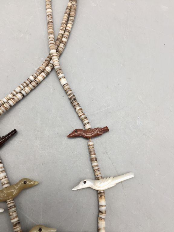 David Tsikewa Zuni Fetish Necklace