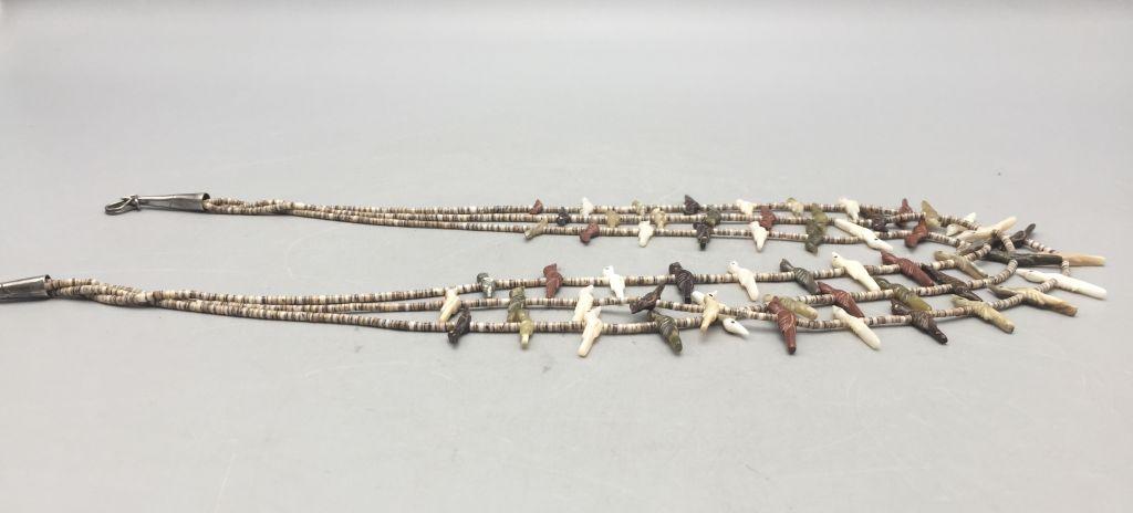 David Tsikewa Zuni Fetish Necklace