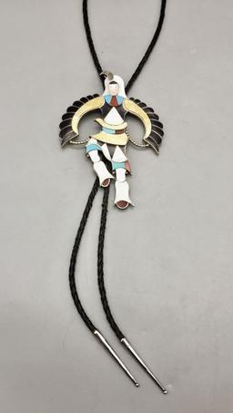 Johnathan Beyuka Zuni Inlay Bolo