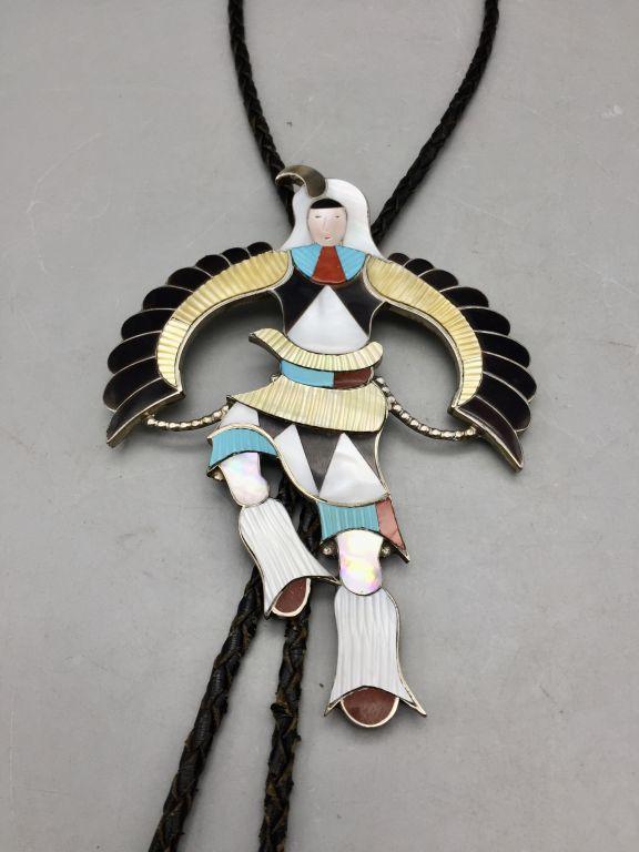 Johnathan Beyuka Zuni Inlay Bolo