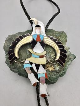 Johnathan Beyuka Zuni Inlay Bolo