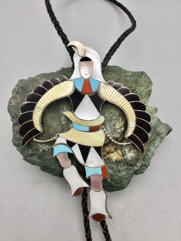 Johnathan Beyuka Zuni Inlay Bolo