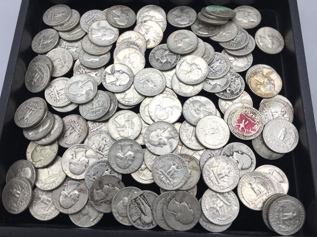 Approx. 115 Pre-64 Silver Quarters