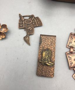 Group of Vintage Copper Items