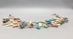 Zuni Fetish Necklace Attributed to Emerson Quam