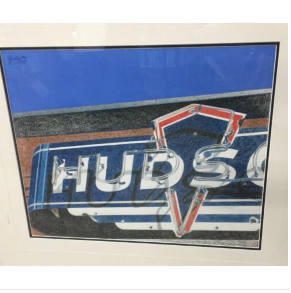 Highly Collectible!! 1987 Original Art Titled "Hudson" by James "Kingneon" Gucwa