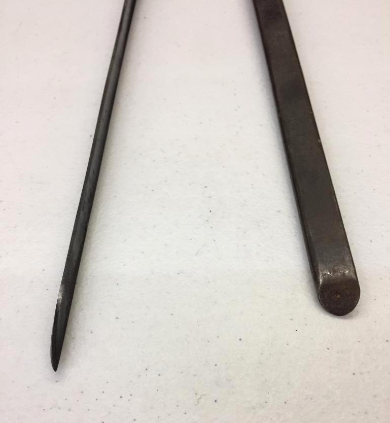 Trapdoor Bayonet with Scabbard and Frog