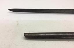 Trapdoor Bayonet with Scabbard and Frog