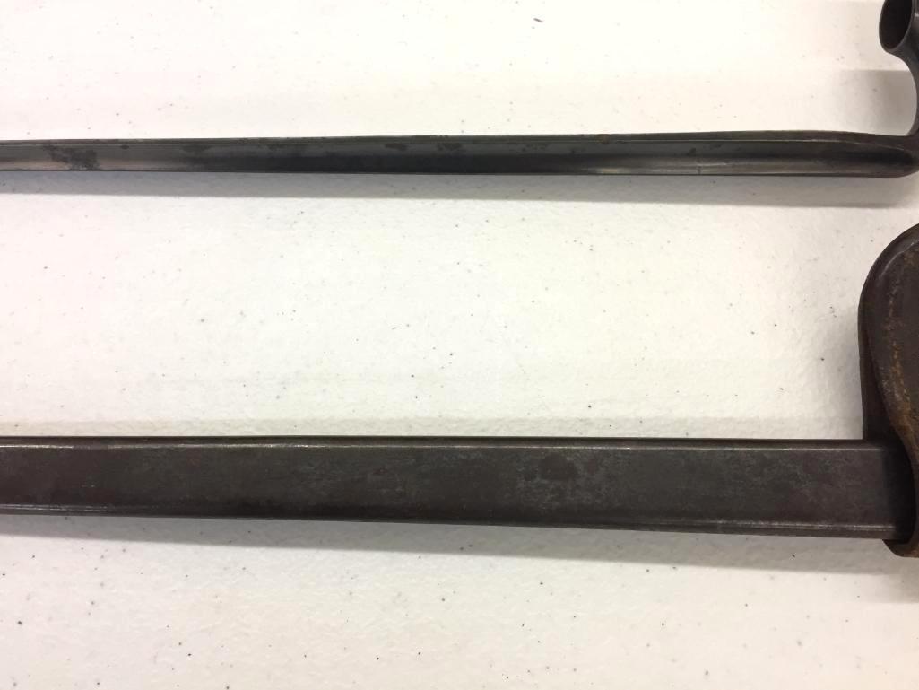 Trapdoor Bayonet with Scabbard and Frog